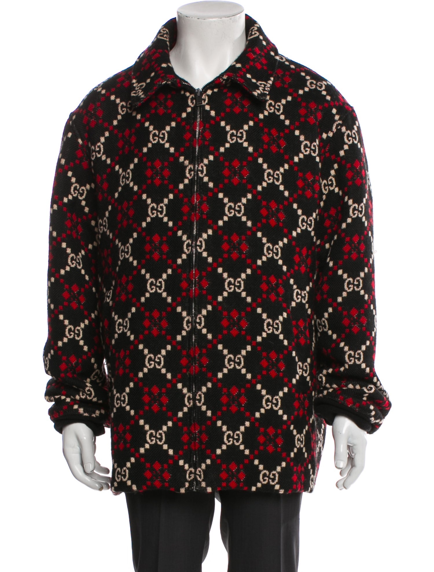 Gucci 2018 GG Logo Utility Jacket