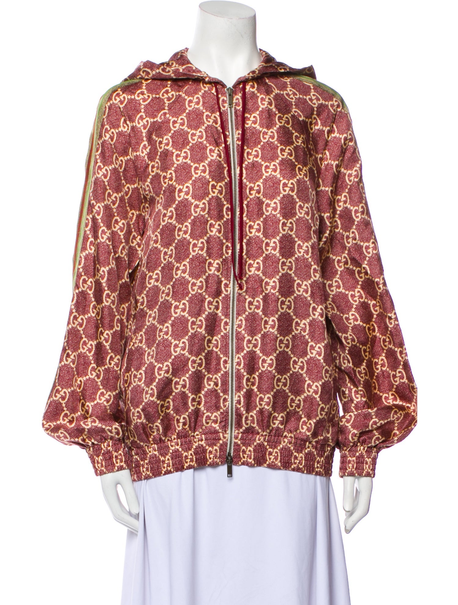 Gucci Silk Floral Print Jacket