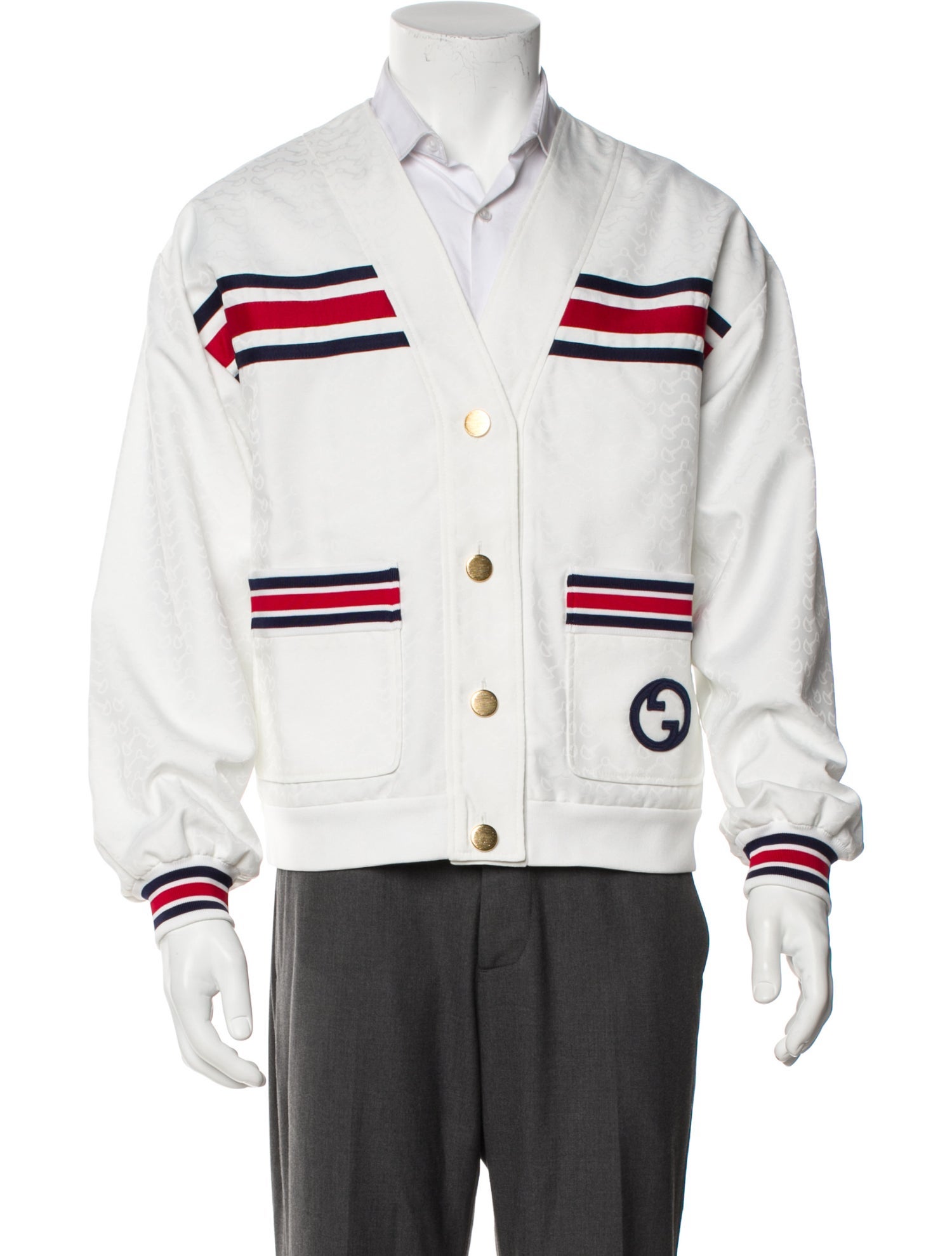 Gucci 2023 Horsebit Accent Varsity Jacket