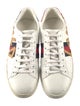 Gucci Sylvie Web Accent Leather Sneakers