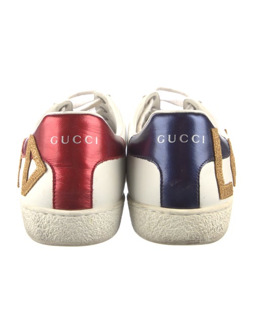 Gucci Sylvie Web Accent Leather Sneakers