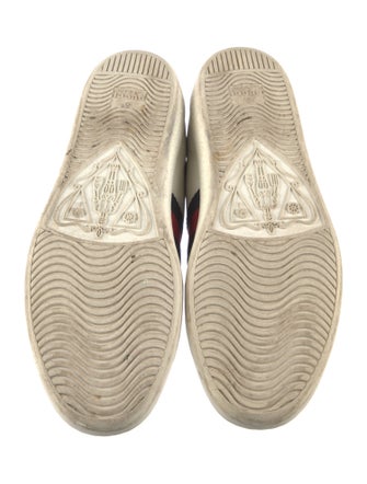 Gucci Sylvie Web Accent Leather Sneakers