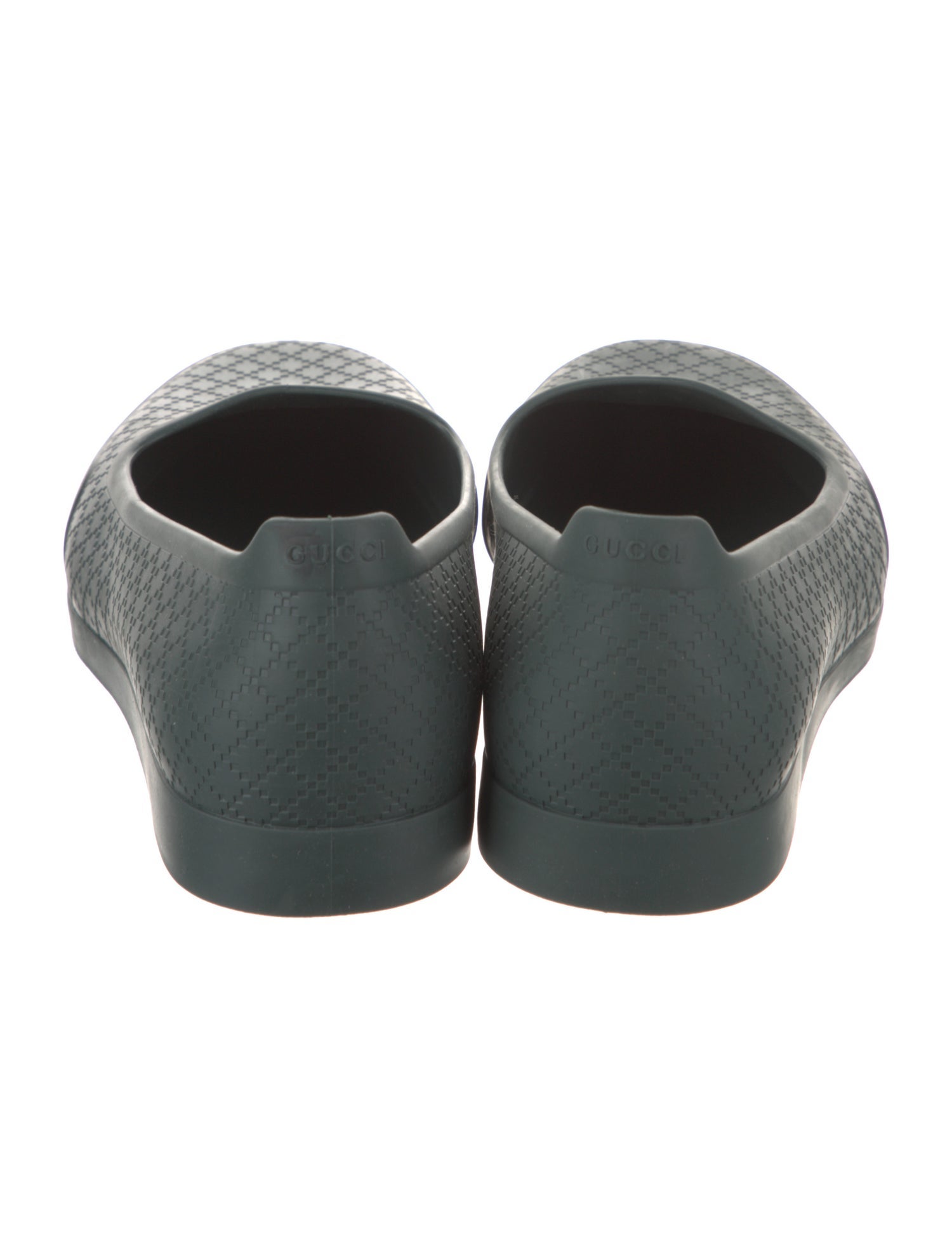 Gucci Diamante Print Rubber Ballet Flats