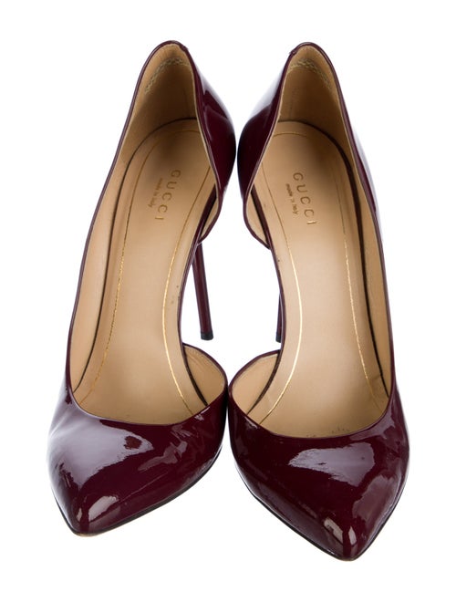 Gucci Patent Leather D'Orsay Pumps