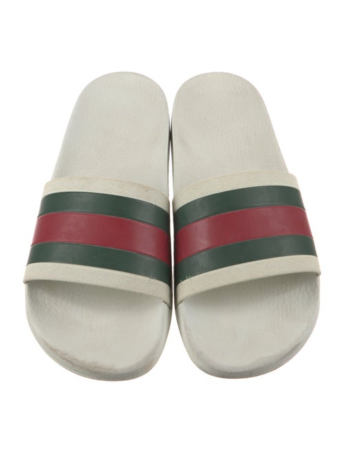 Gucci Web Accent Rubber Slides