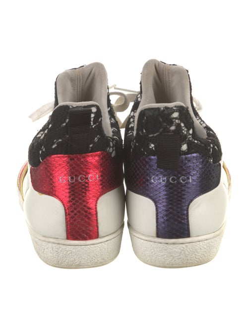 Gucci Sylvie Web Accent Leather Sneakers
