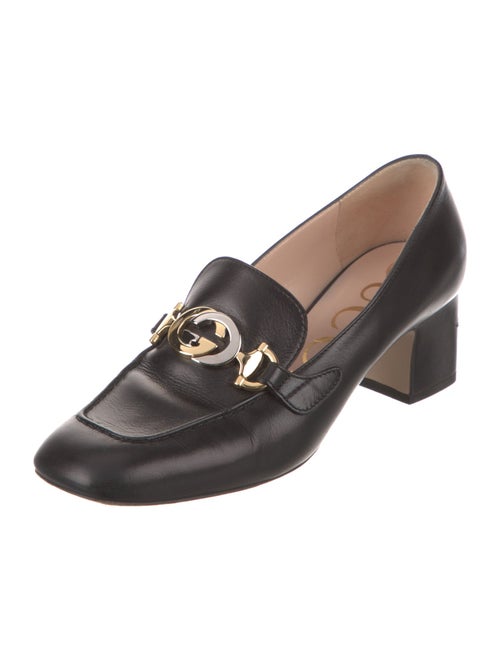 Gucci Interlocking G Horsebit Leather Pumps