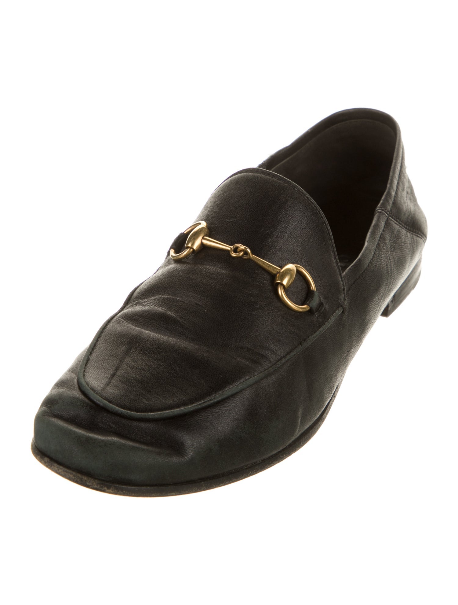 Gucci 1955 Horsebit Accent Leather Loafers