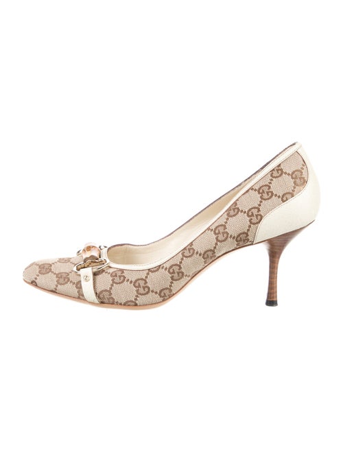 Gucci Printed Slingback Pumps
