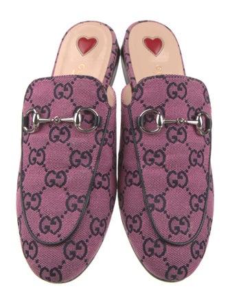 Gucci GG Canvas Canvas Mules
