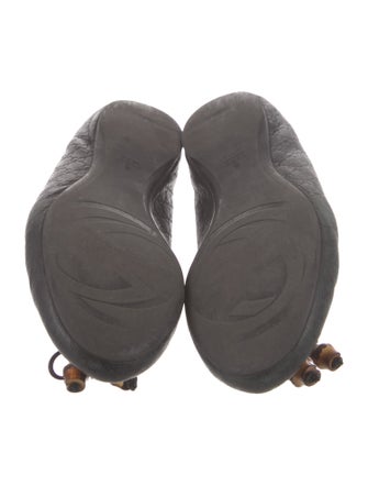 Gucci Microguccissima Pattern Leather Flats