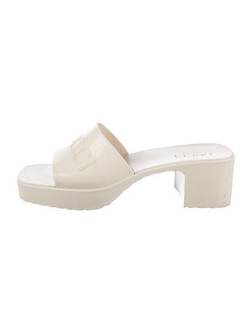 Gucci Sandals Rubber Slides 9.5