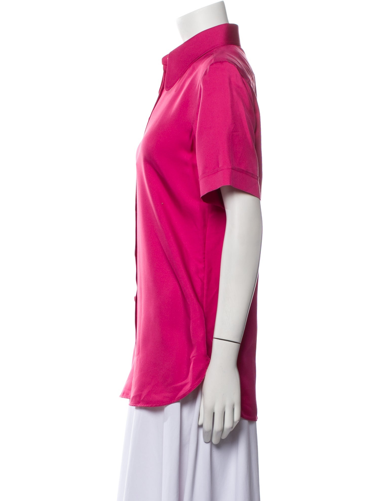 Gucci 2021 Silk Button-Up Top w/ Tags