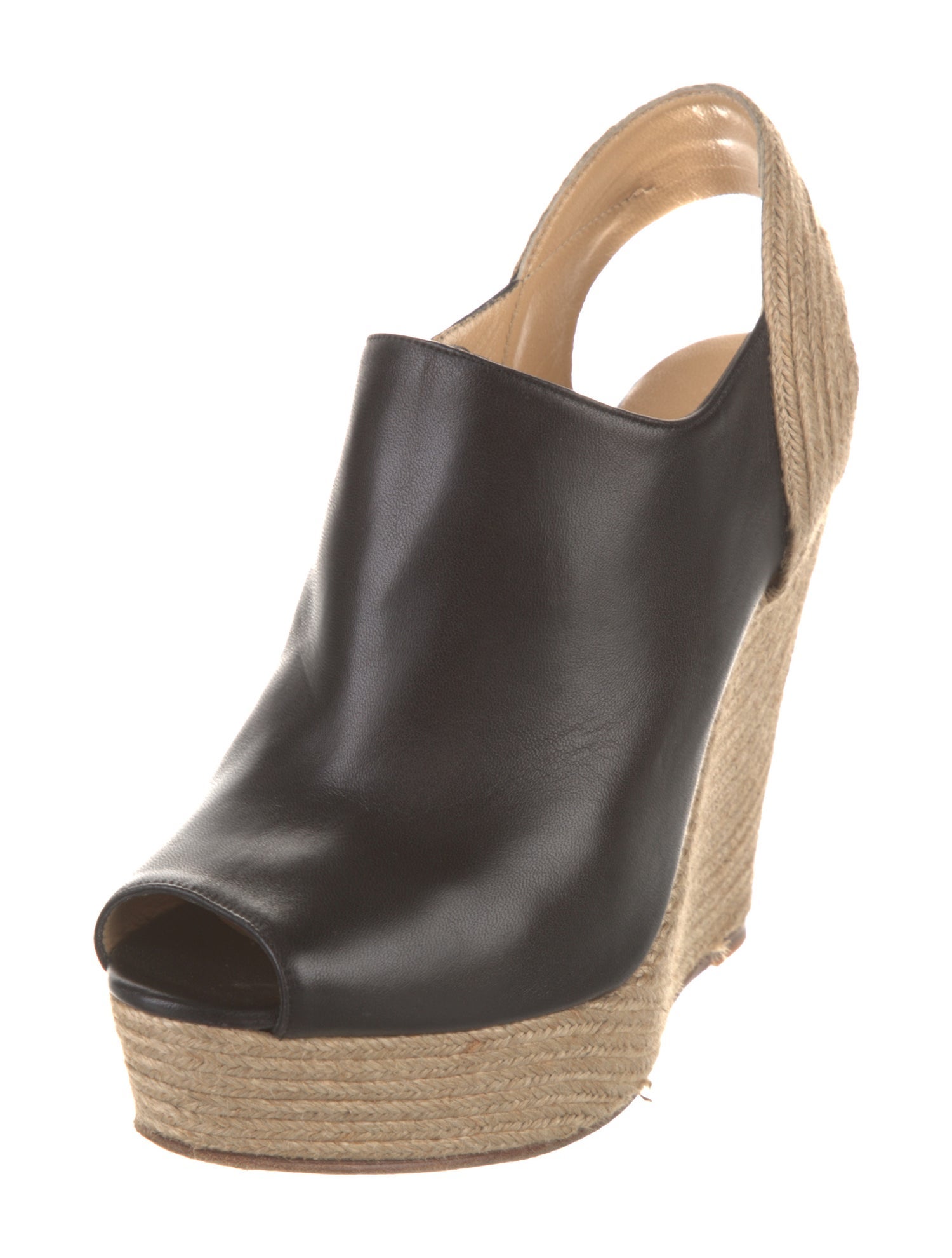 Gucci Leather Espadrilles