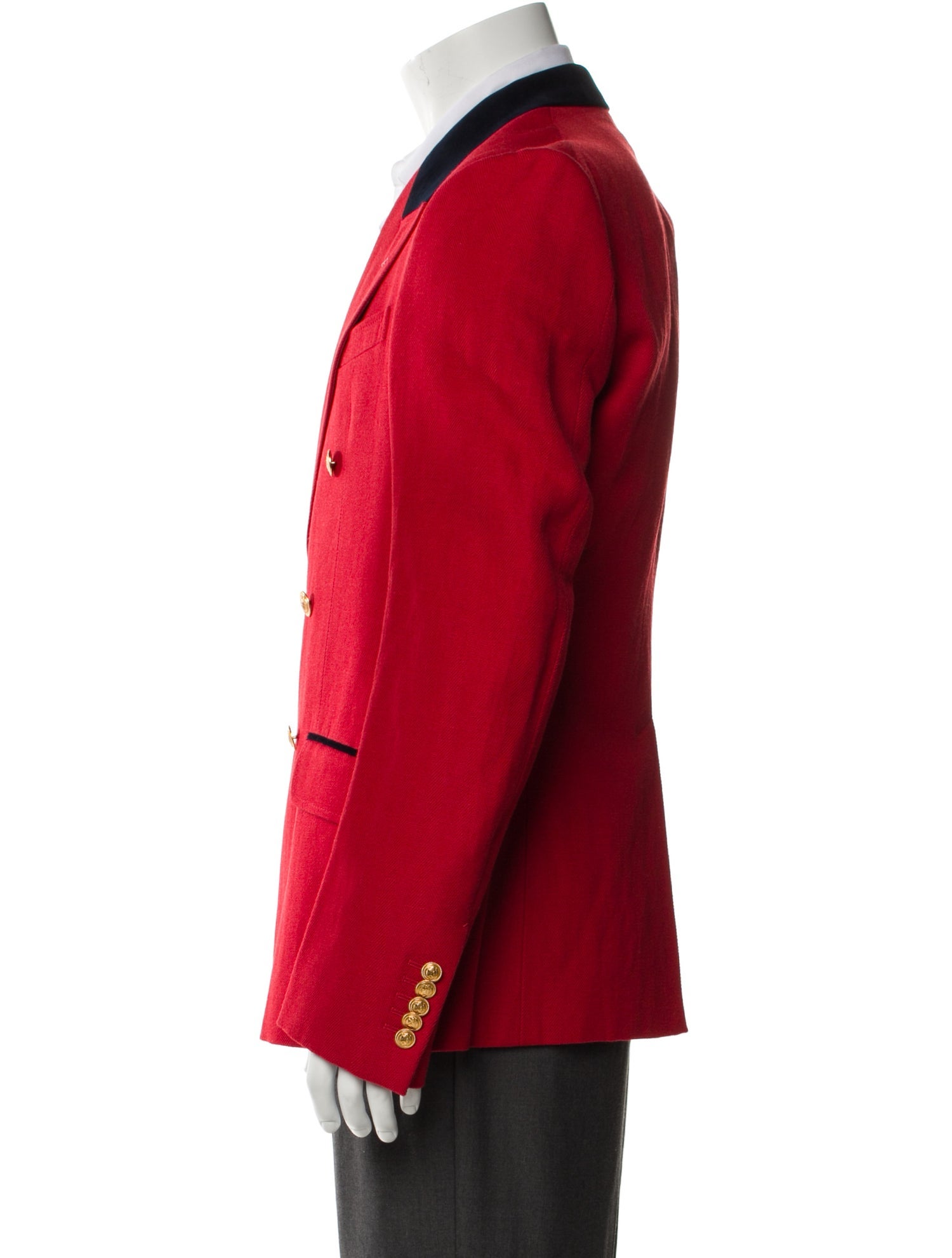 Gucci Double G Logo Wool Blazer