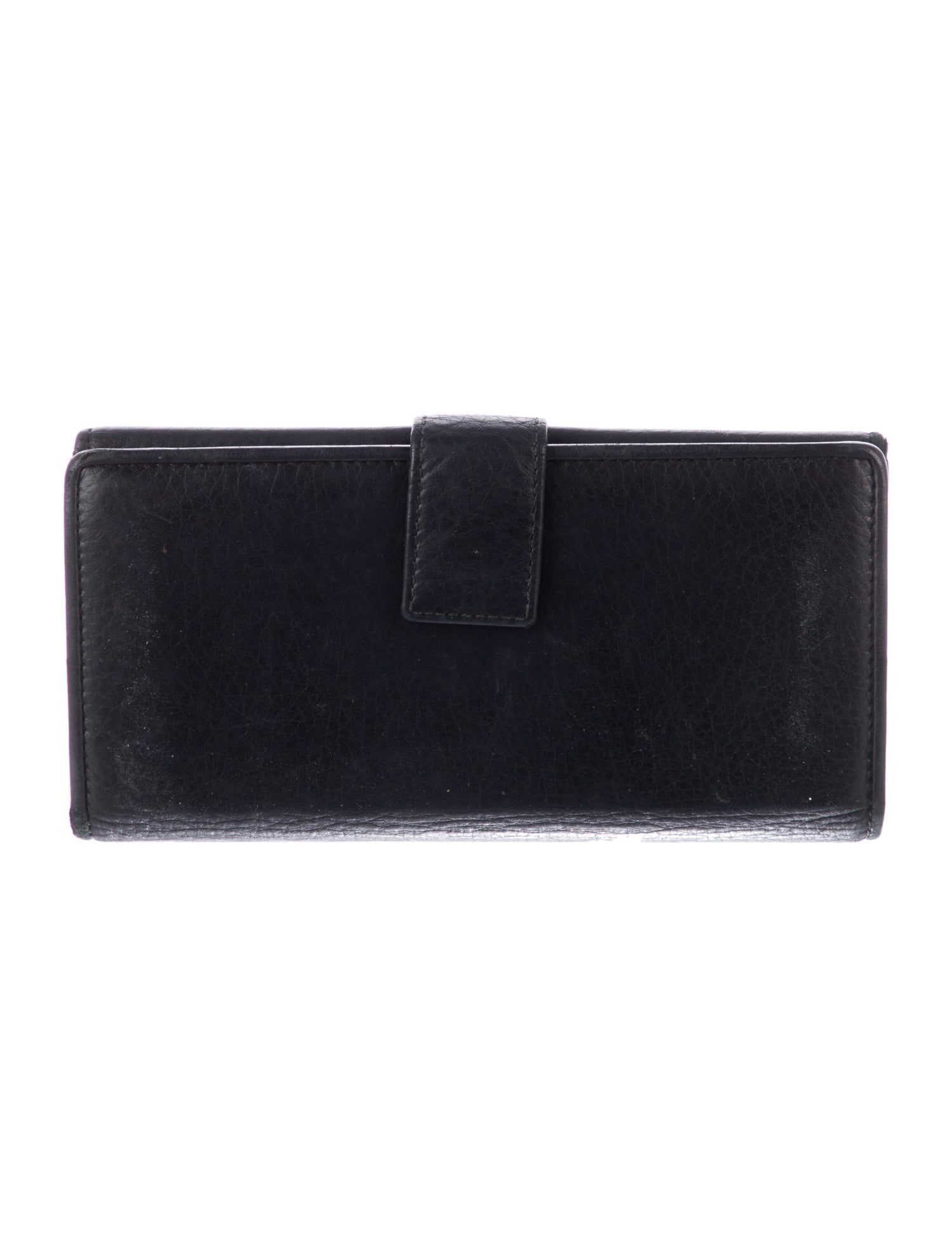 Gucci Double G Logo Leather Continental Wallet