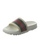 Gucci Web Accent Rubber Slides
