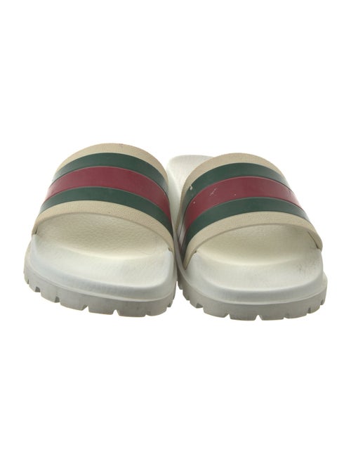 Gucci Web Accent Rubber Slides