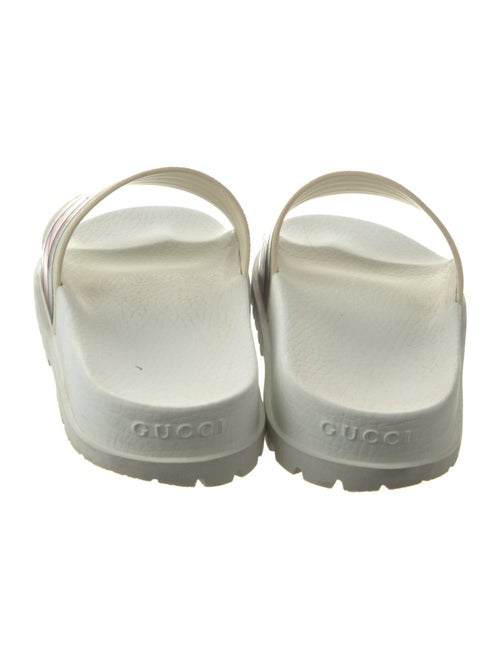 Gucci Web Accent Rubber Slides