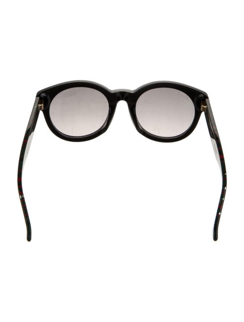 Gucci Interlocking G Logo Round Sunglasses