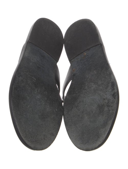 Gucci Horsebit Accent Leather Slides