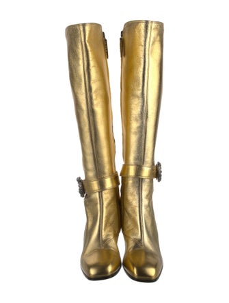Gucci Dionysus Accent Leather Boots