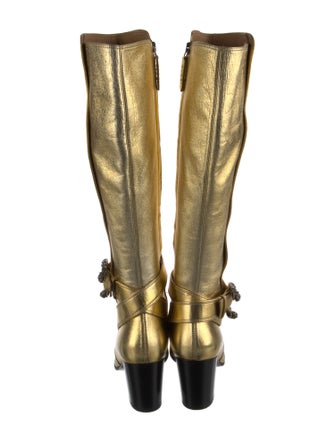 Gucci Dionysus Accent Leather Boots