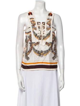 Gucci Silk Printed Top