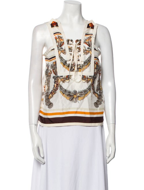 Gucci Silk Printed Top