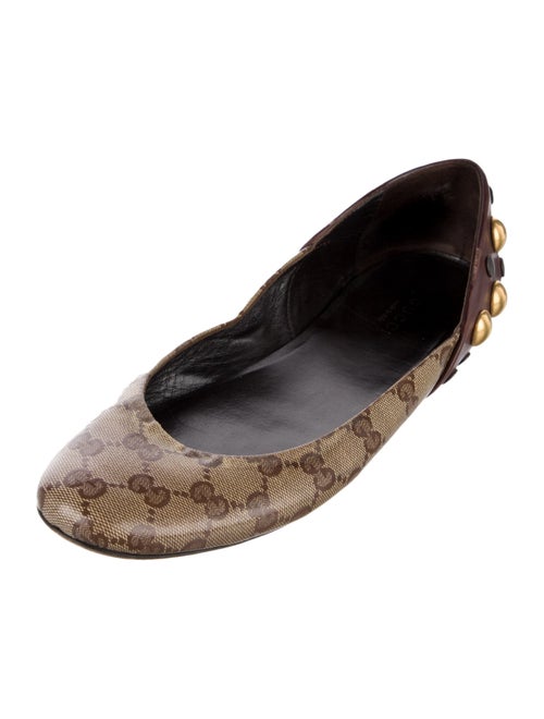 Gucci Printed Ballet Flats