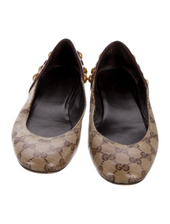 Gucci Printed Ballet Flats