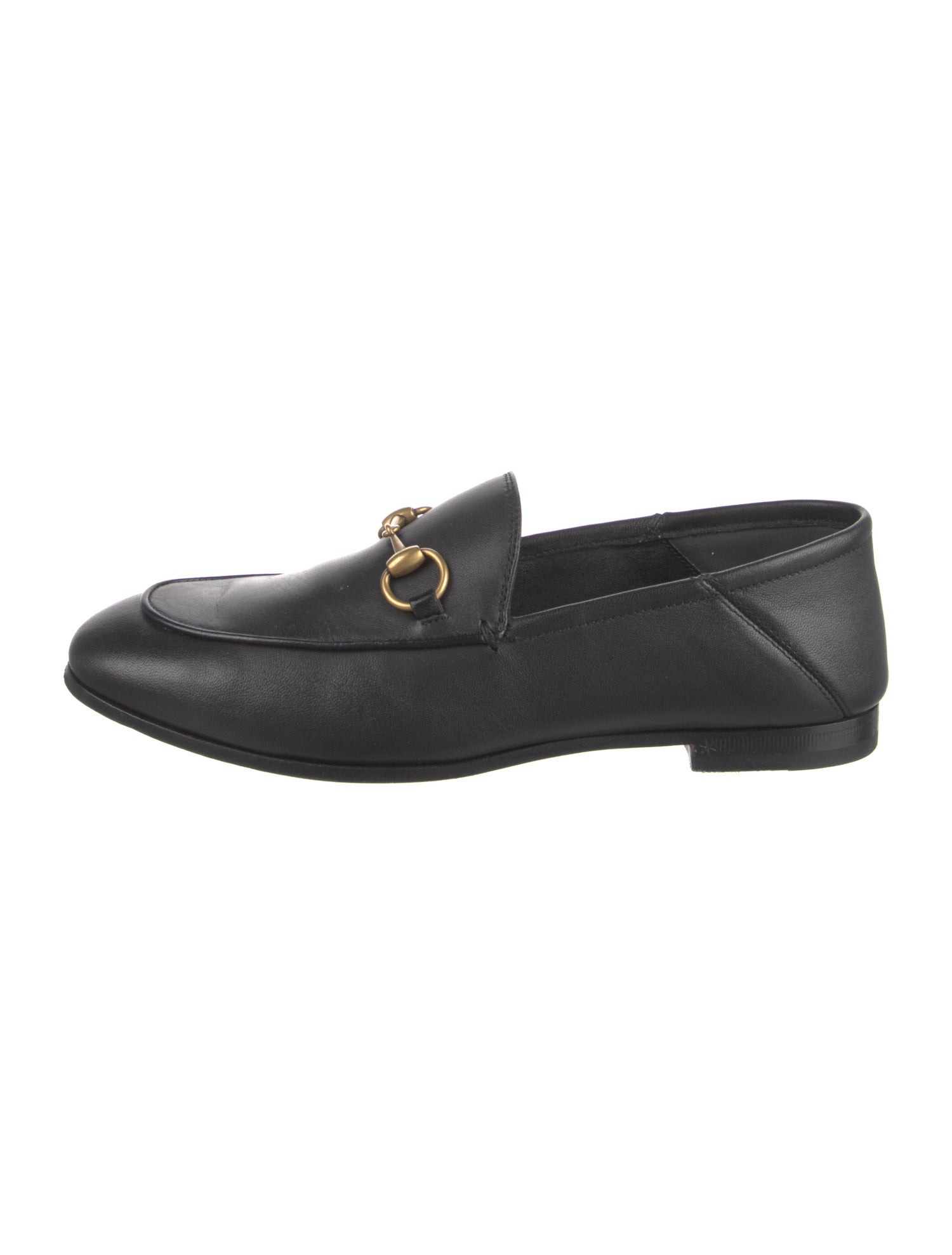 Gucci Horsebit Accent Leather Loafers