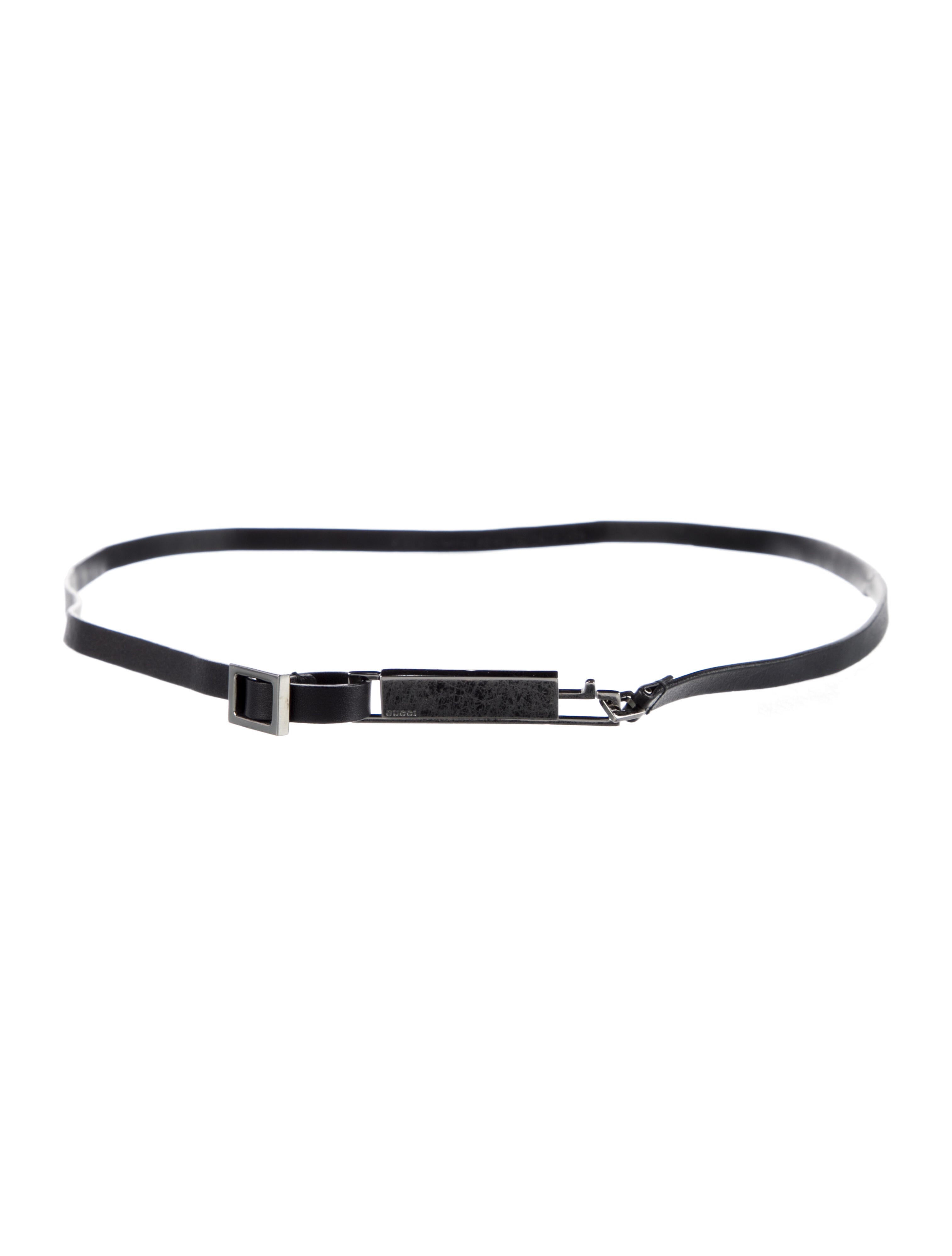 Gucci Skinny Leather Belt