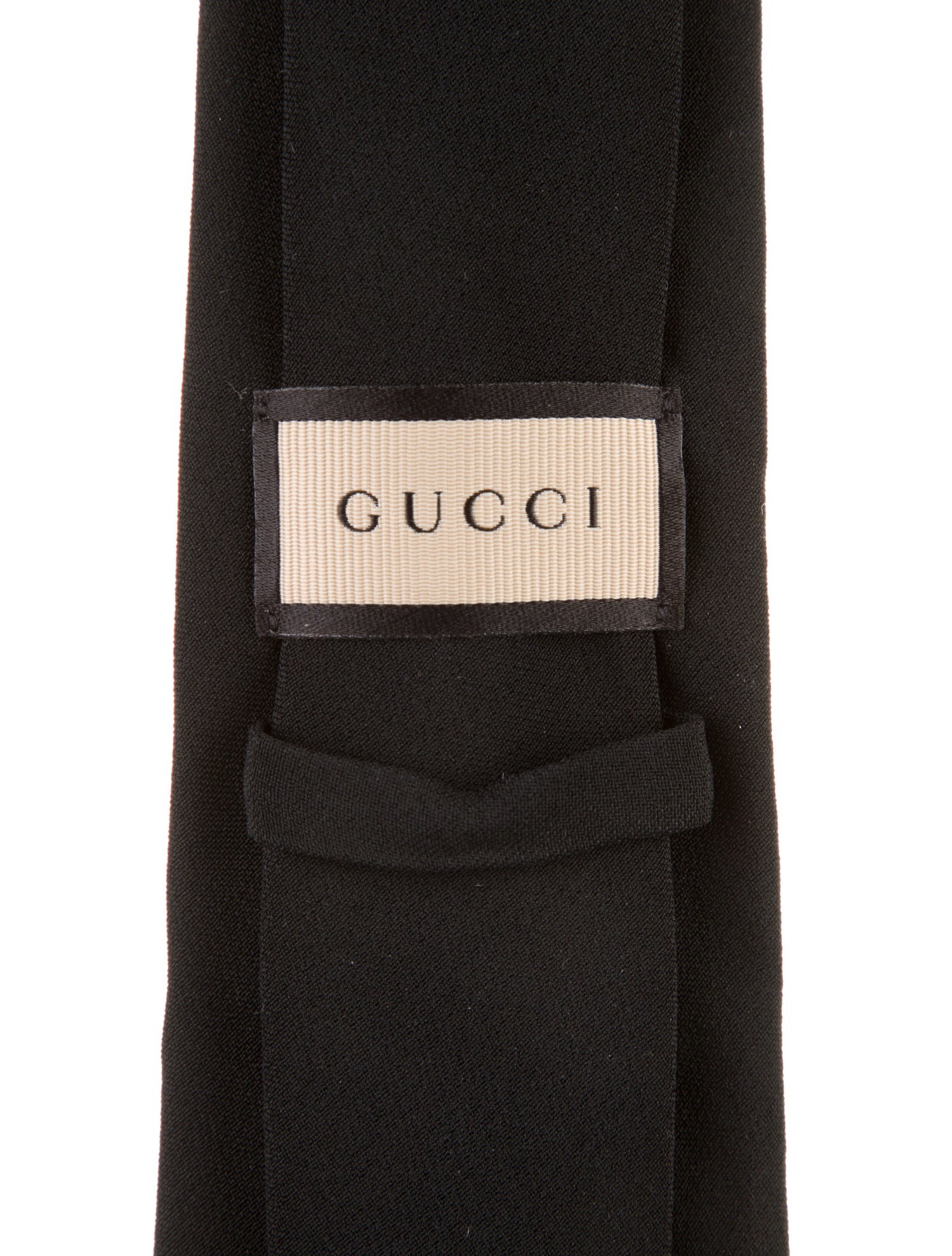 Gucci Solid Silk Tie