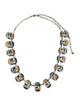 Gucci Crystal G Square Cube Collar Necklace