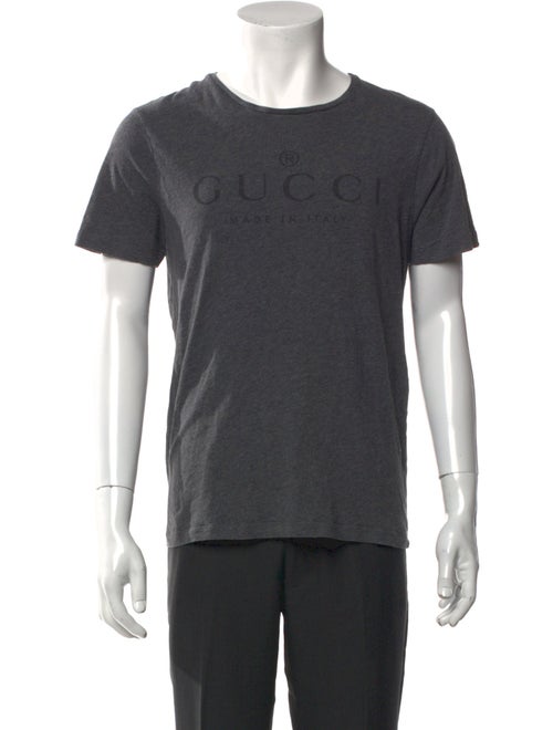 Gucci Graphic Print Scoop Neck T-Shirt