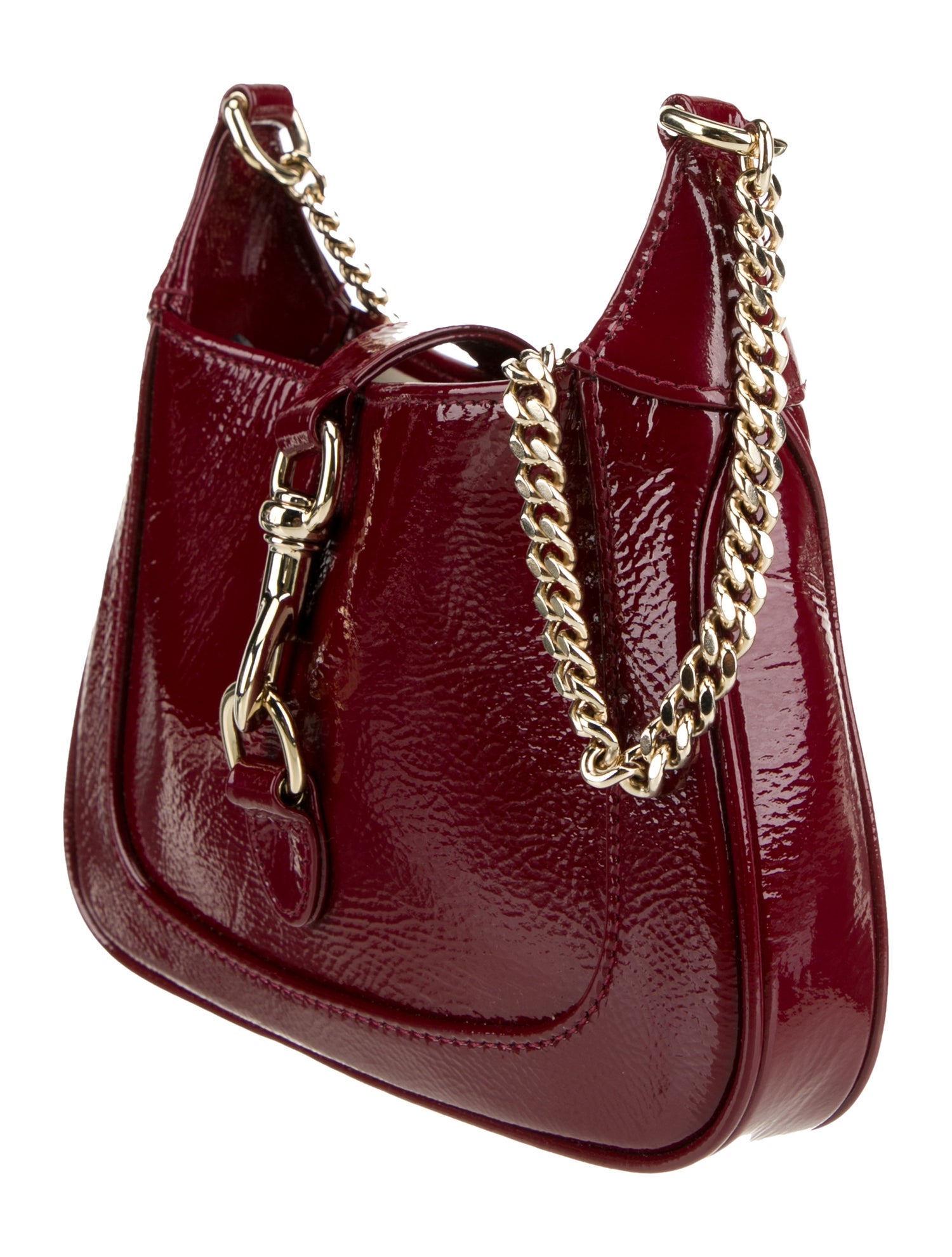 Gucci Patent Leather Jackie Notte Mini