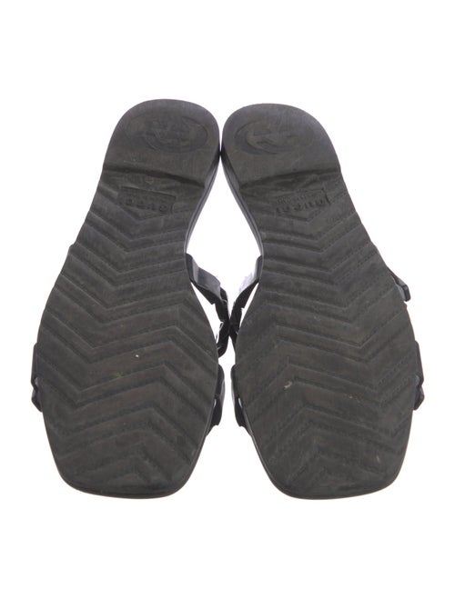 Gucci Chain-Link Accent Rubber Flats