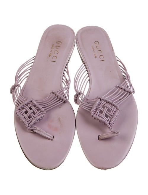 Gucci Leather Slides