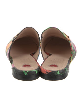 Gucci Horsebit Accent Leather Mules
