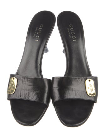 Gucci Leather Slides