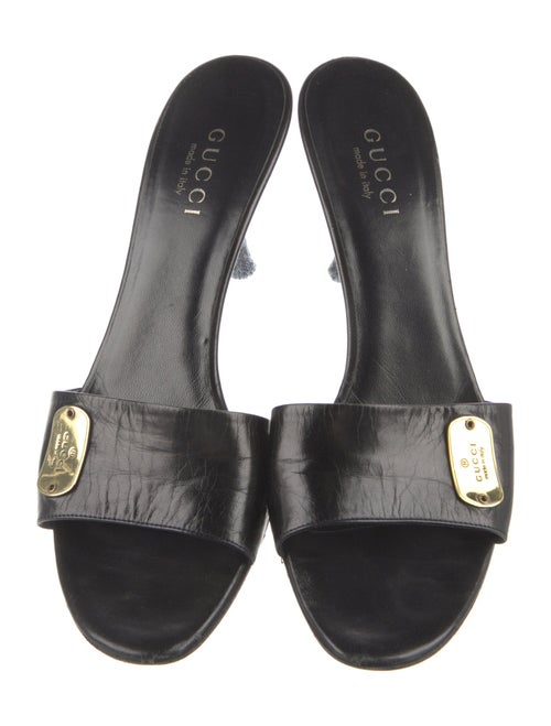 Gucci Leather Slides
