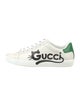 Gucci Leather Colorblock Pattern Sneakers