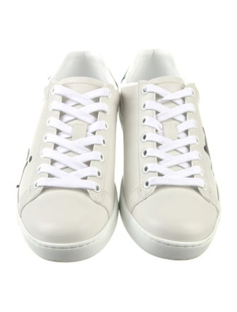 Gucci Leather Colorblock Pattern Sneakers