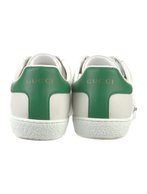 Gucci Leather Colorblock Pattern Sneakers