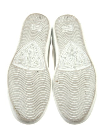 Gucci Leather Colorblock Pattern Sneakers