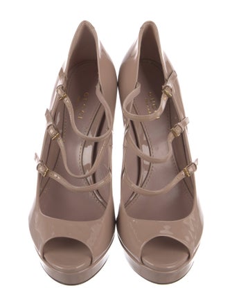 Gucci Lisbeth Patent Leather Pumps
