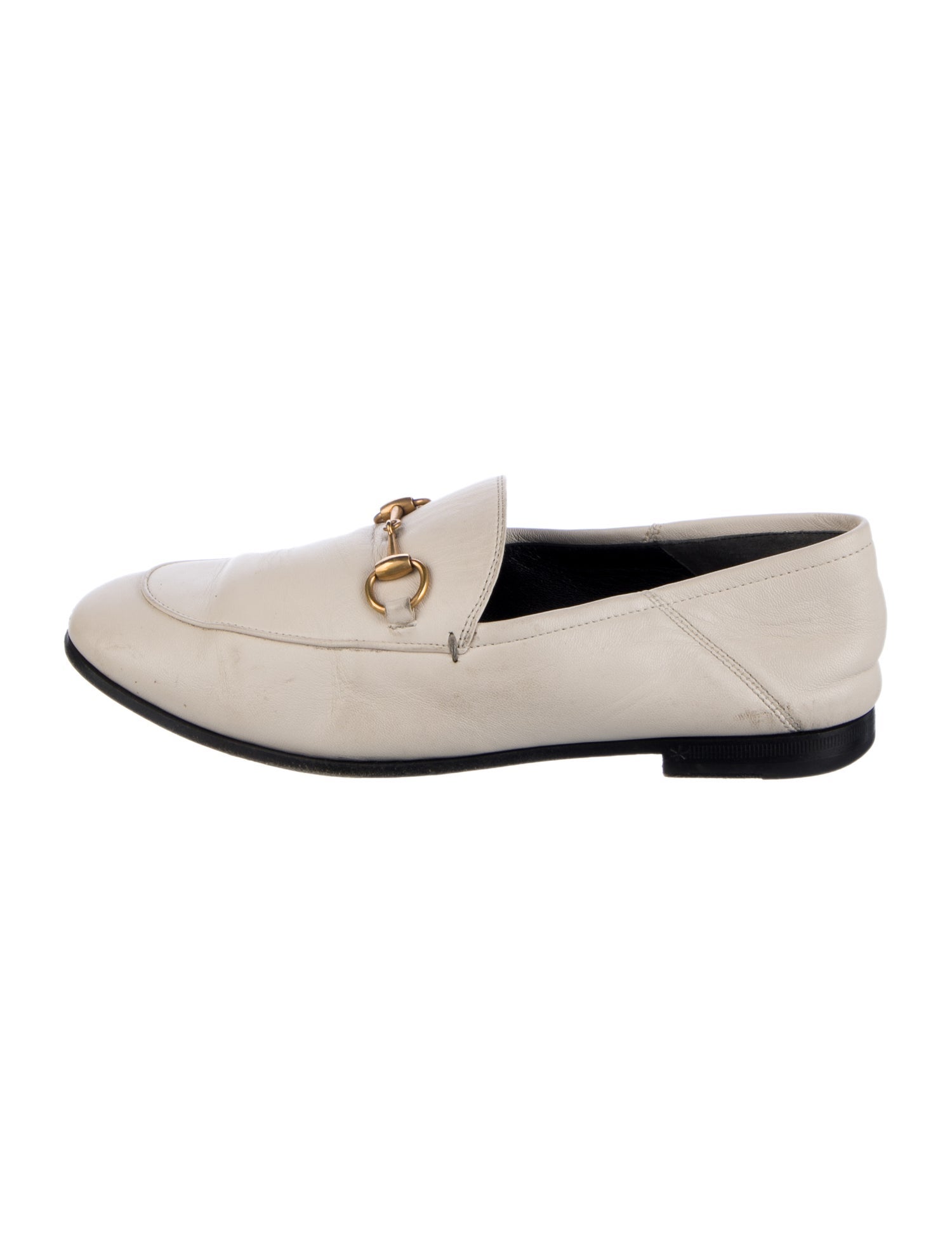 Gucci Horsebit Accent Leather Loafers