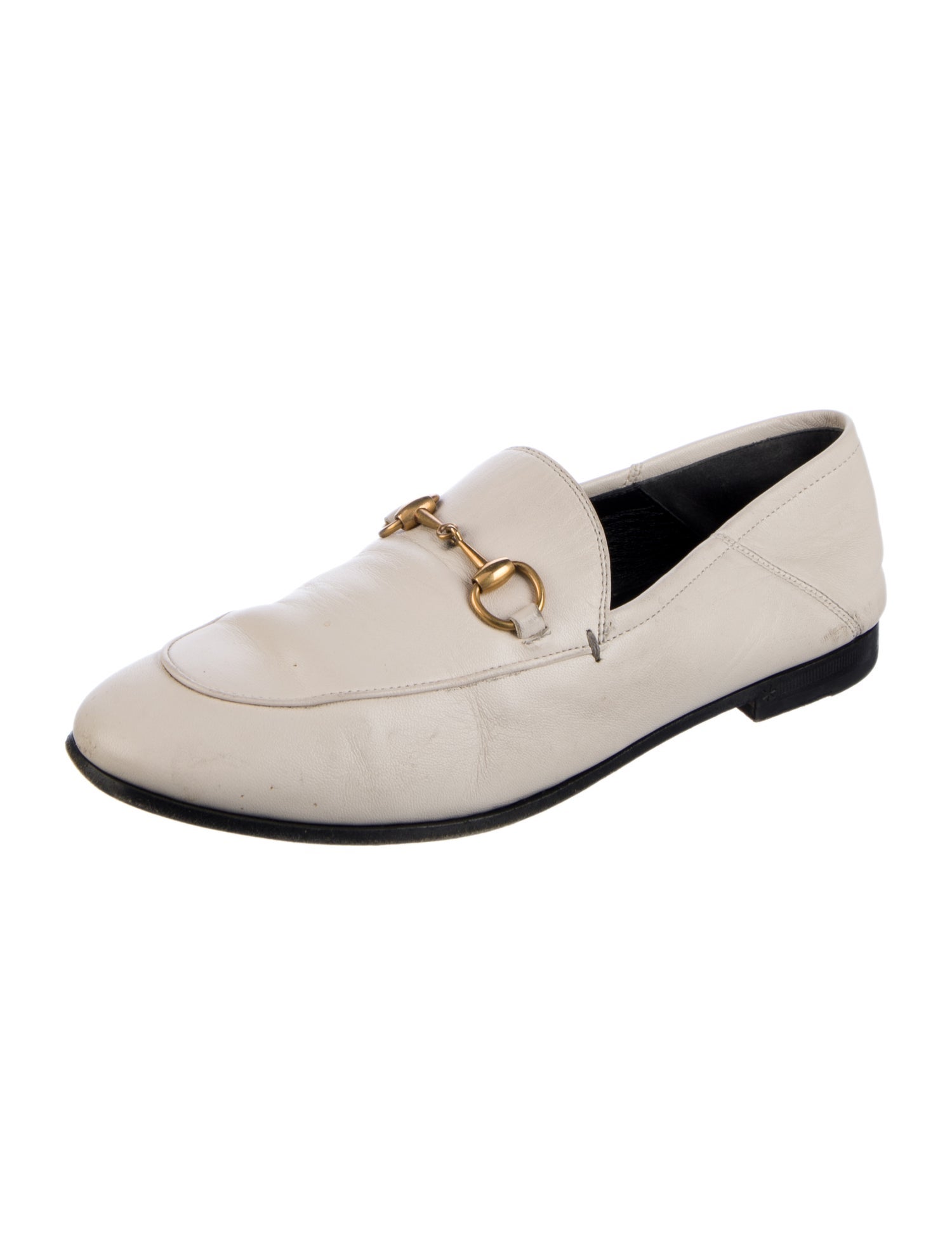 Gucci Horsebit Accent Leather Loafers