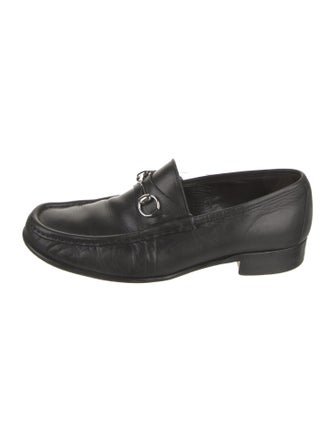 Gucci 1955 Horsebit Accent Leather Loafers